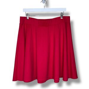 Torrid Skater Skirt Pink Fuchsia Ponte Wide Band Pull On Above Knee Women 2X